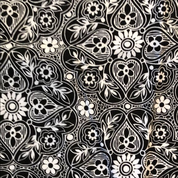 Los Angeles Rose Scrub Top Sz M - Picture 3 of 6